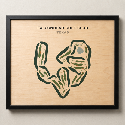 Falconhead Golf Club, Texas - Printed Golf Courses