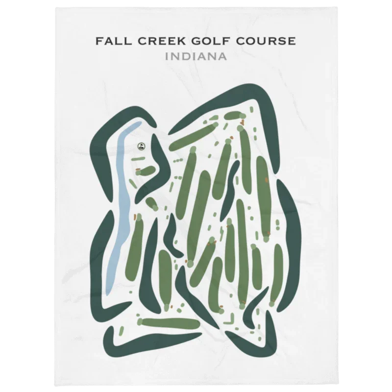 Fall Creek Golf Course, Indiana - Printed Golf Courses