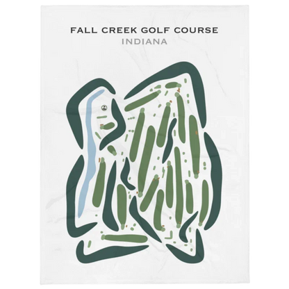 Fall Creek Golf Course, Indiana - Printed Golf Courses