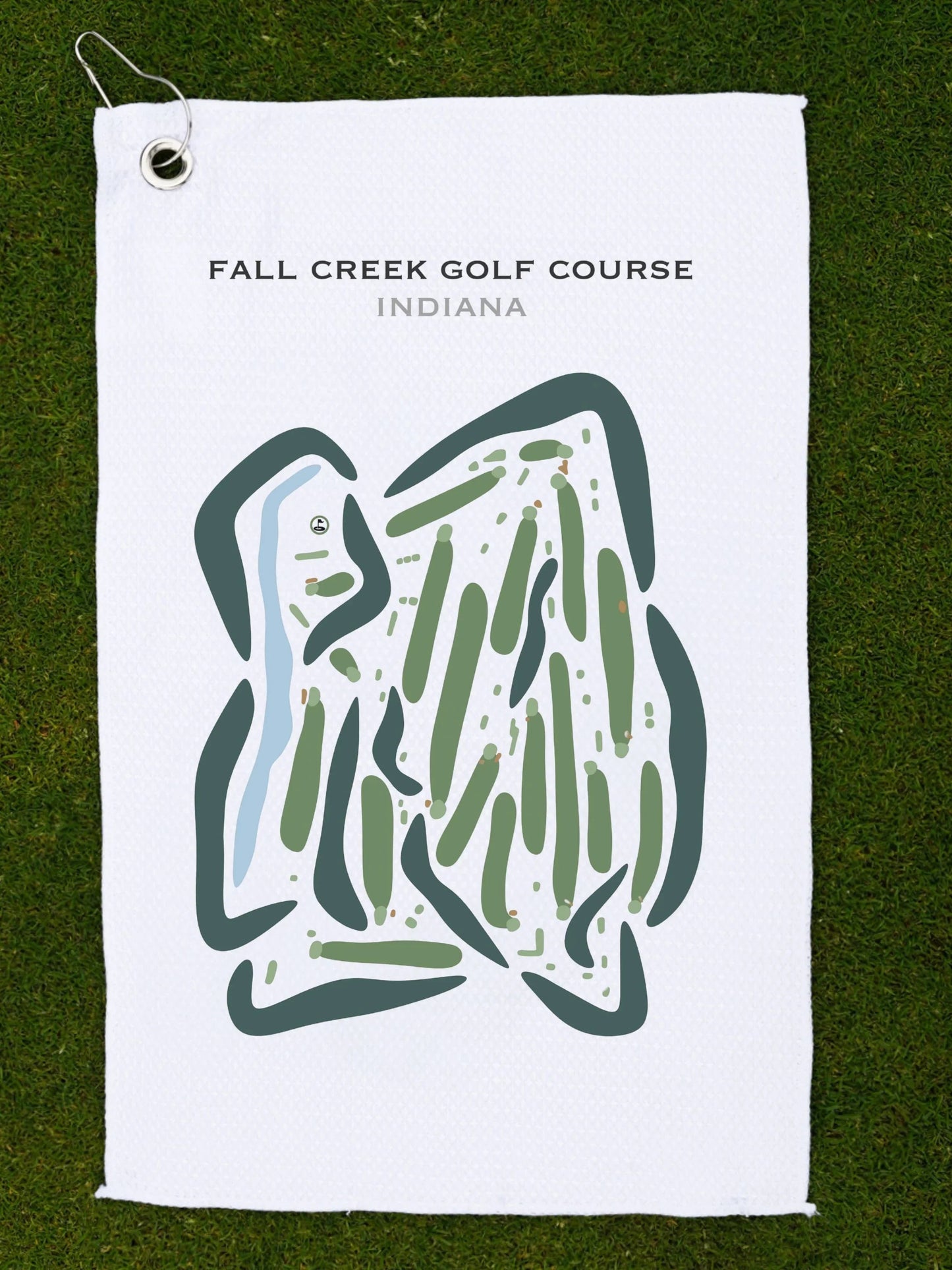 Fall Creek Golf Course, Indiana - Printed Golf Courses