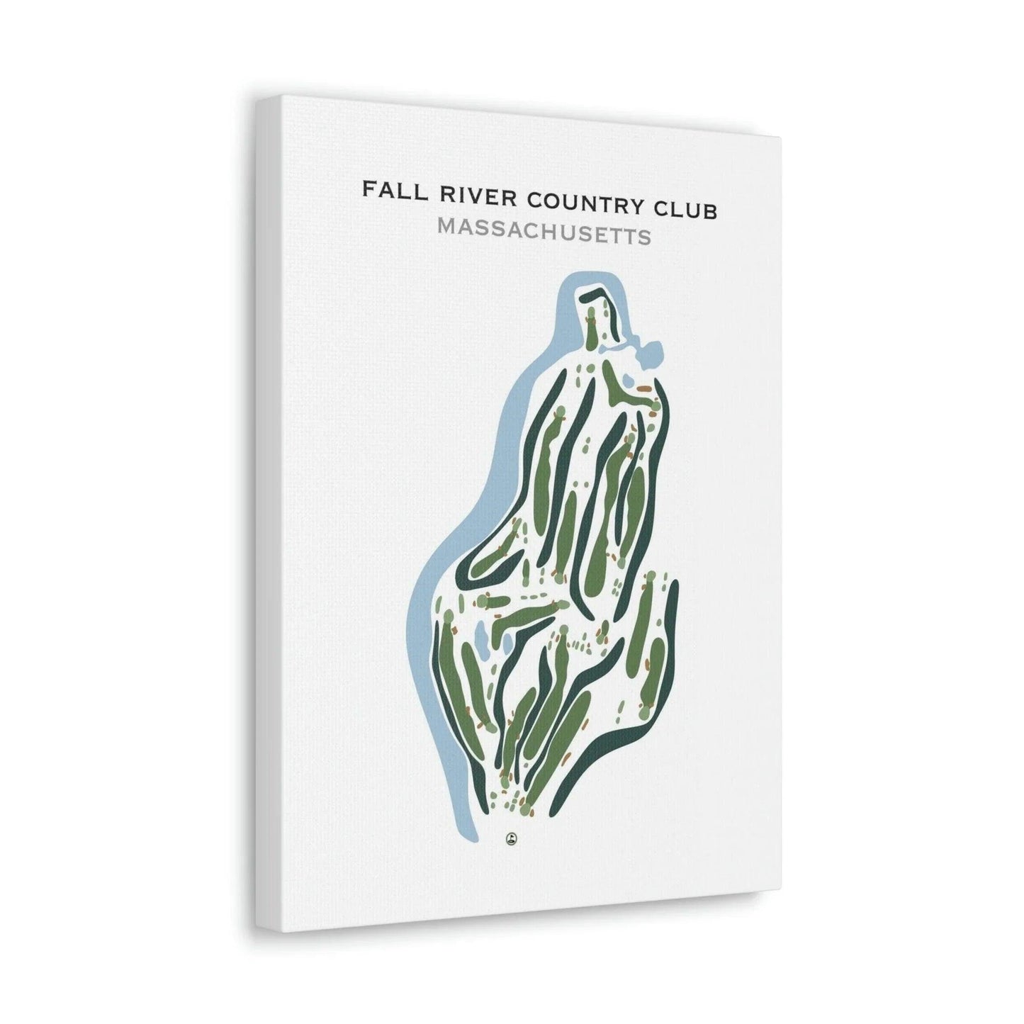Fall River Country Club, Massachusetts - Printed Golf Courses