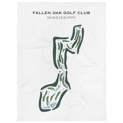 Fallen Oak Golf Club, Mississippi - Printed Golf Course