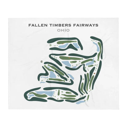 Fallen Timbers Fairways, Ohio - Printed Golf Course