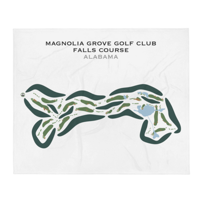 Falls Course at Magnolia Grove Golf Club, Alabama - Printed Golf Courses