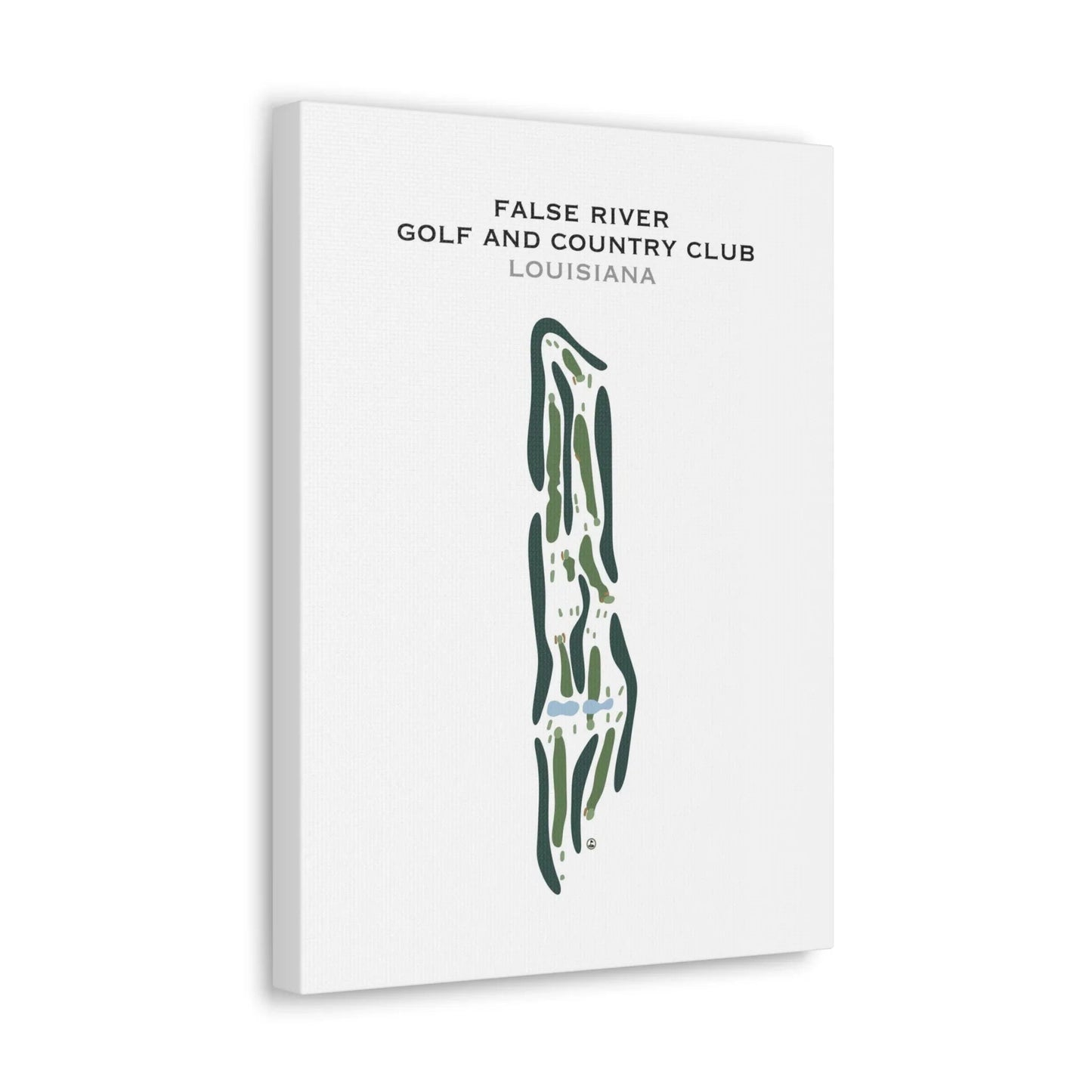 False River Golf and Country Club, Louisiana - Printed Golf Course