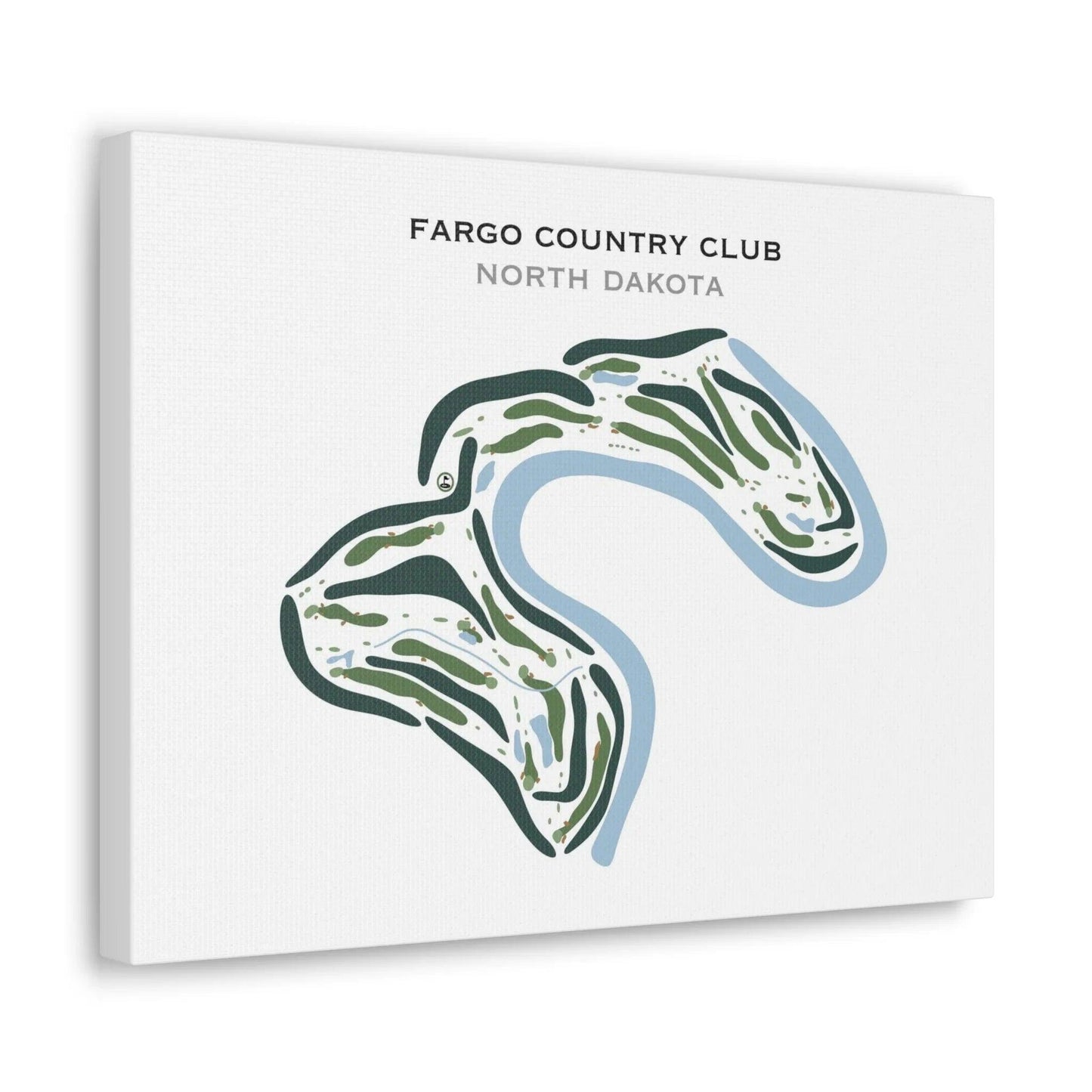 Fargo Country Club, North Dakota - Printed Golf Courses