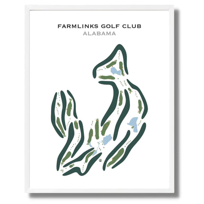 FarmLinks at Pursell Farms, Alabama - Printed Golf Course