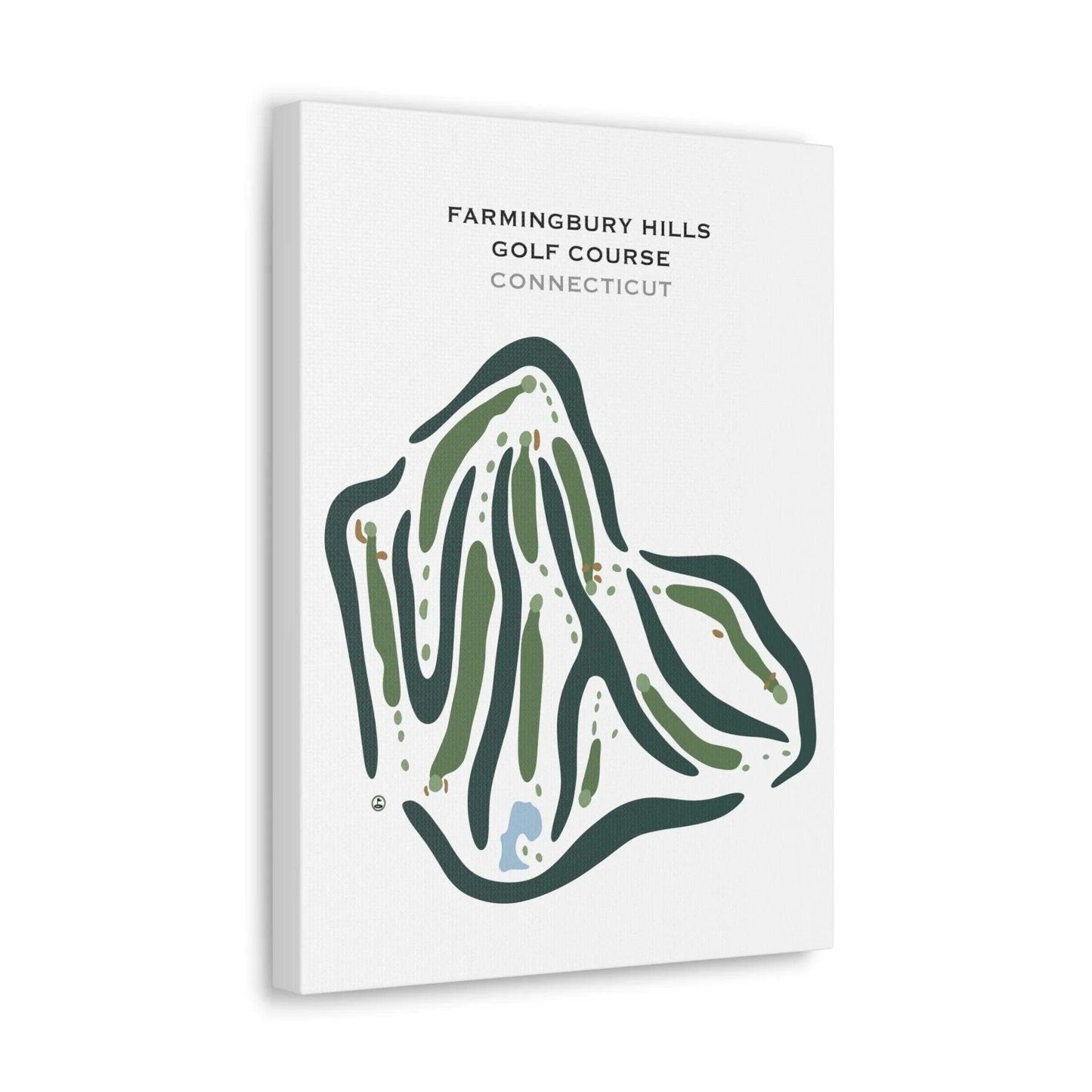 Farmingbury Hills Golf Course, Connecticut - Printed Golf Courses