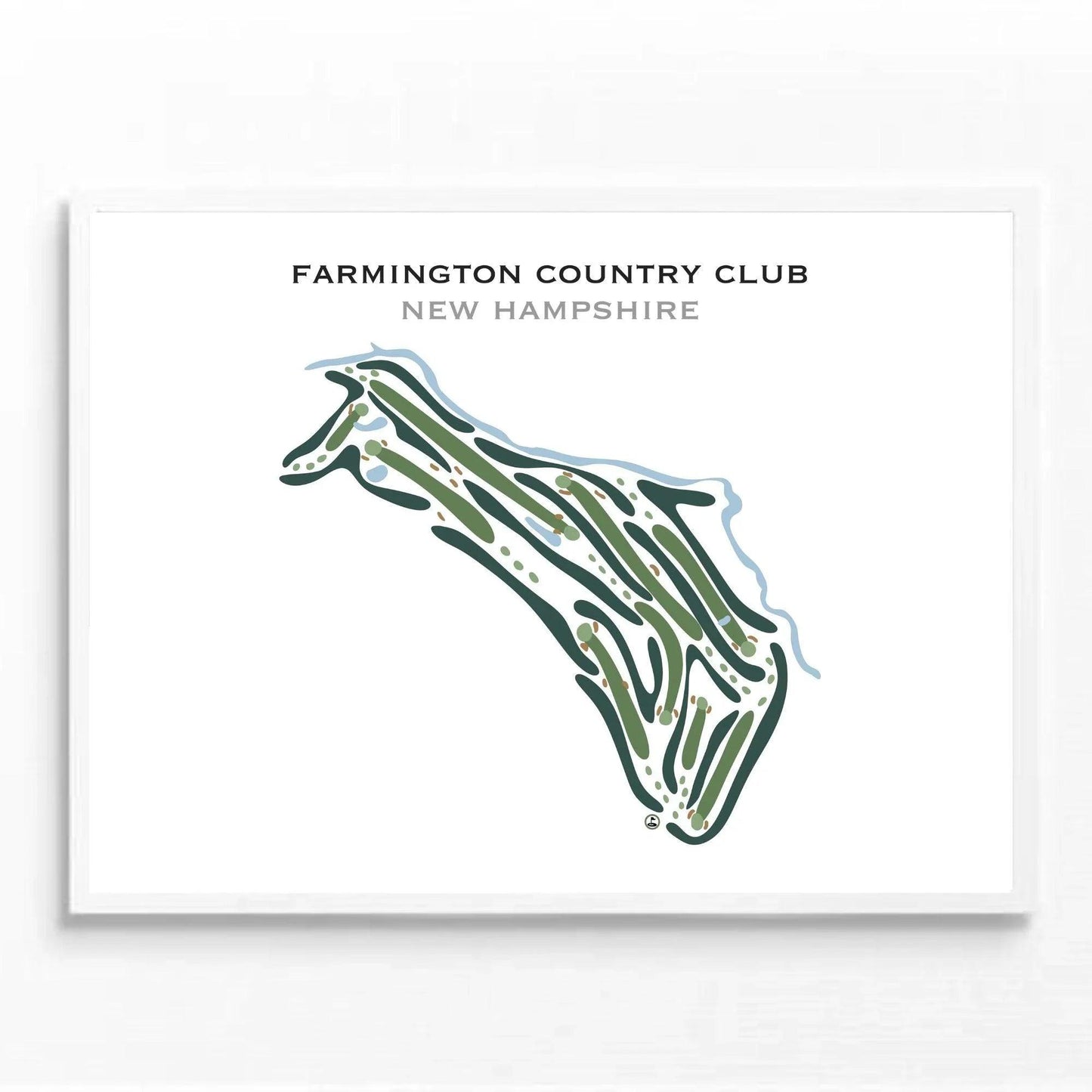 Farmington Country Club, New Hampshire - Printed Golf Courses