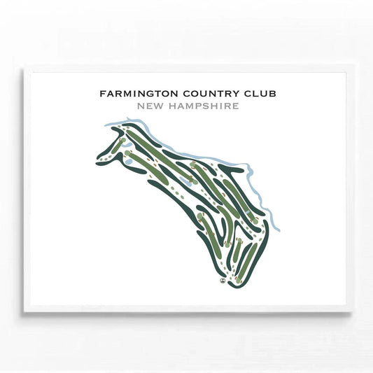 Farmington Country Club, New Hampshire - Printed Golf Courses