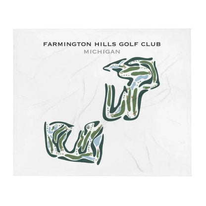 Farmington Hills Golf Club, Michigan - Printed Golf Courses