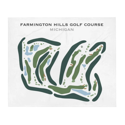 Farmington Hills Golf Course, Michigan - Printed Golf Courses