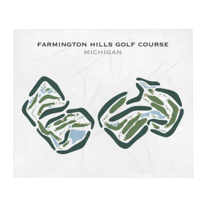 Farmington Hills Golf Course, Michigan (18 Hole) - Printed Golf Courses