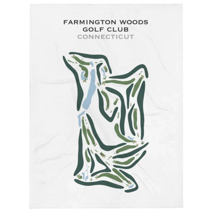 Farmington Woods Golf Club, Connecticut - Printed Golf Courses