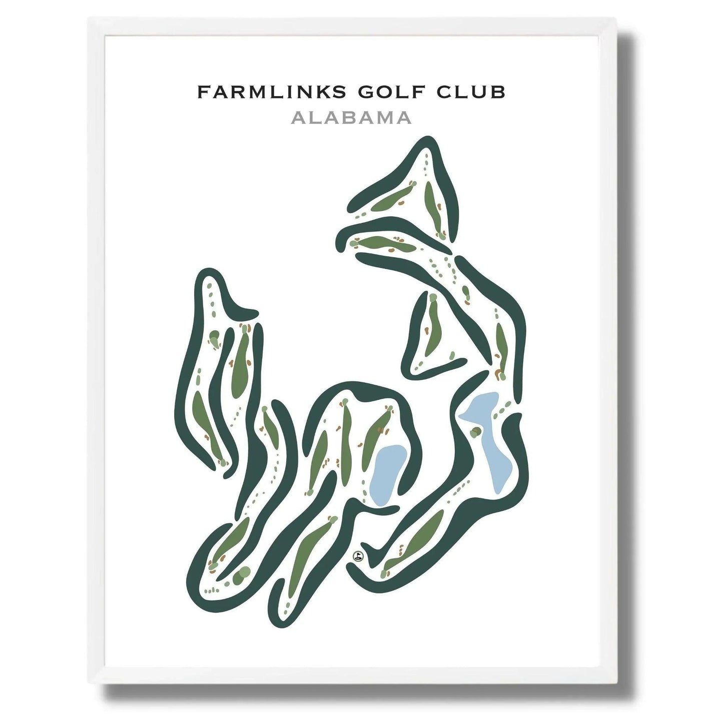 FarmLinks Golf Club, Alabama - Printed Golf Courses