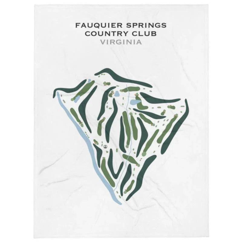 Fauquier Springs Country Club, Virginia - Printed Golf Course