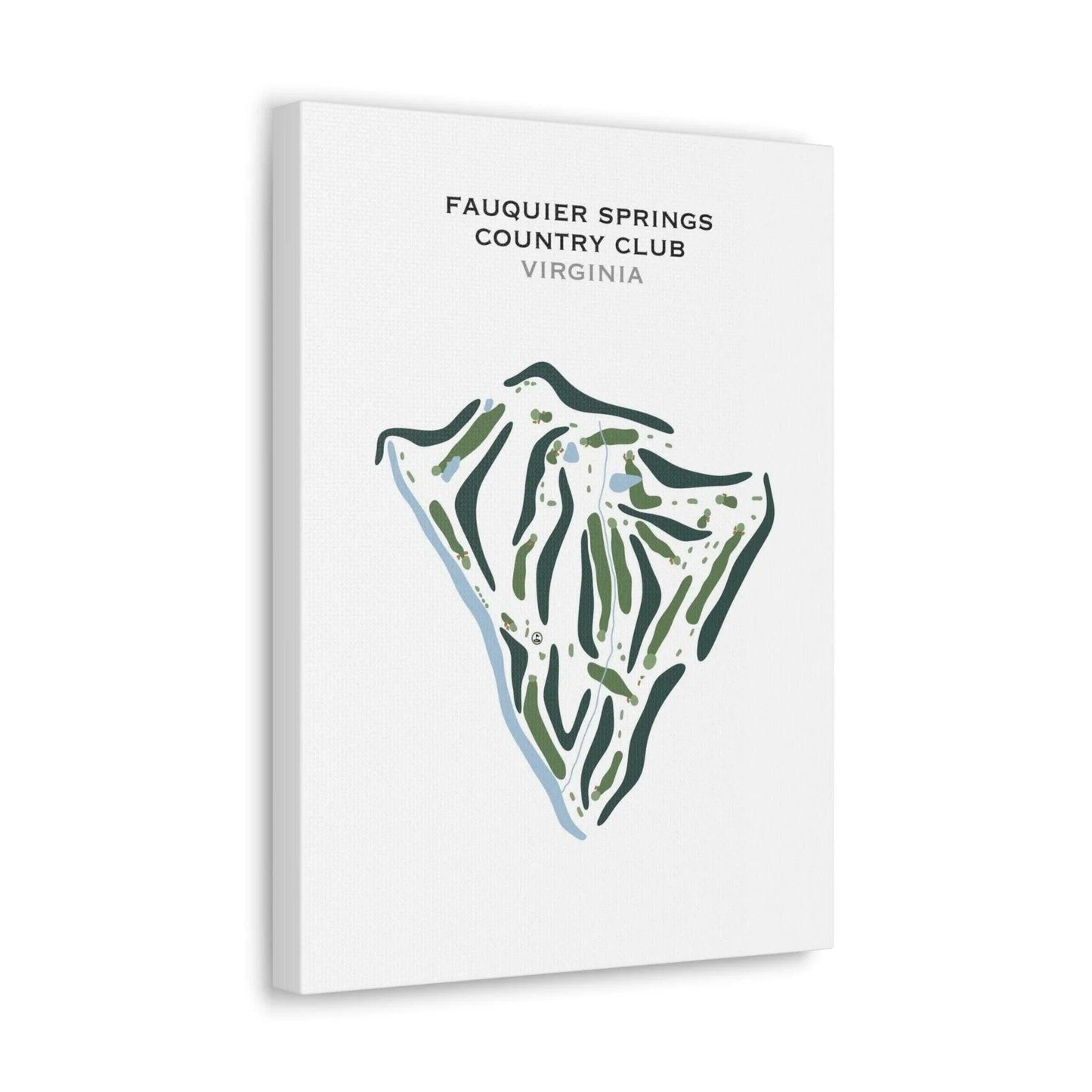 Fauquier Springs Country Club, Virginia - Printed Golf Course