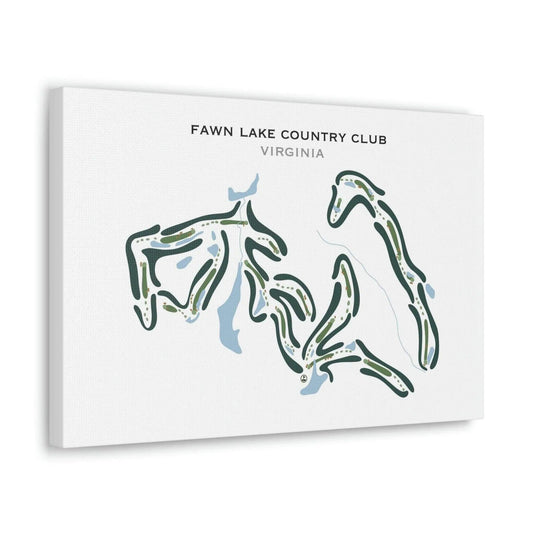 Fawn Lake Country Club, Virginia - Printed Golf Courses