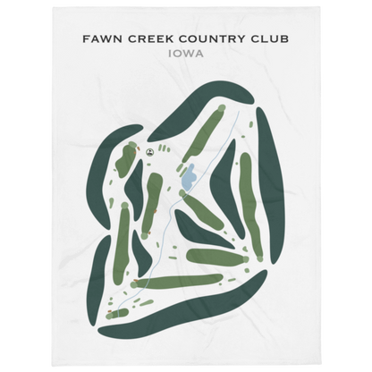 Fawn Creek Country Club, Iowa - Printed Golf Courses