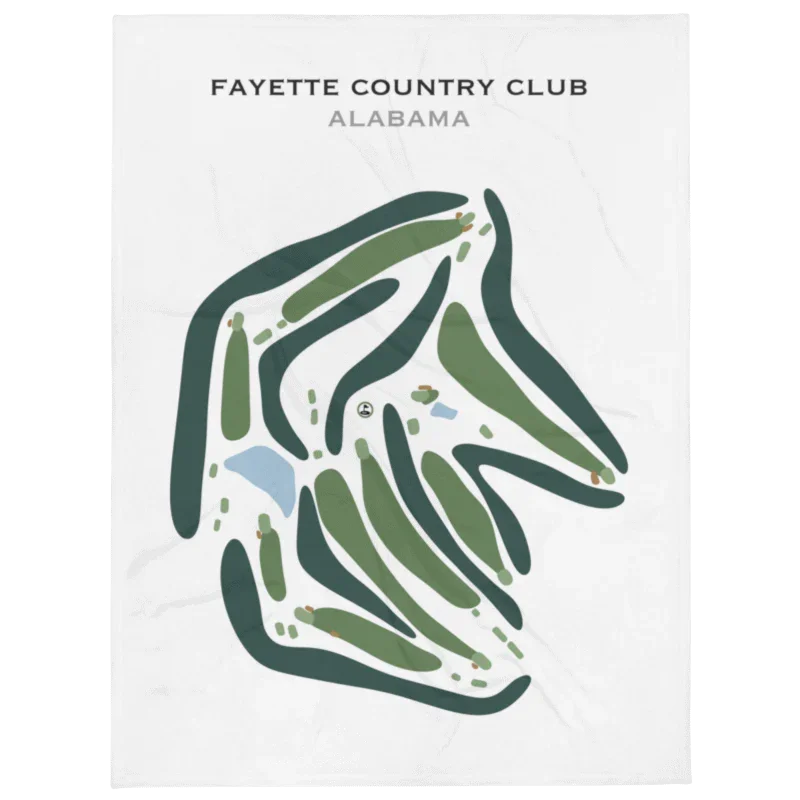 Fayette Country Club, Alabama - Printed Golf Courses