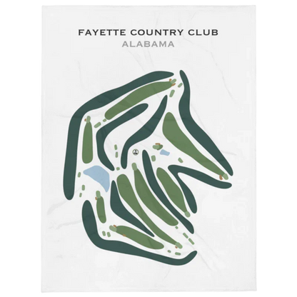Fayette Country Club, Alabama - Printed Golf Courses