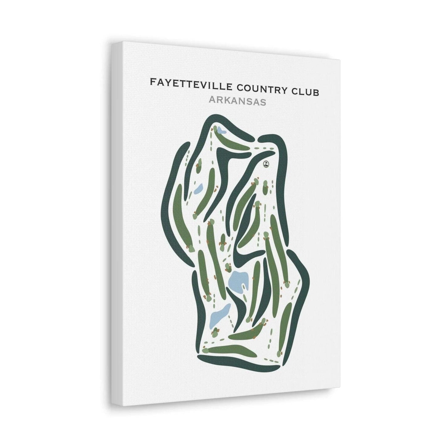 Fayetteville Country Club, Arkansas - Printed Golf Courses