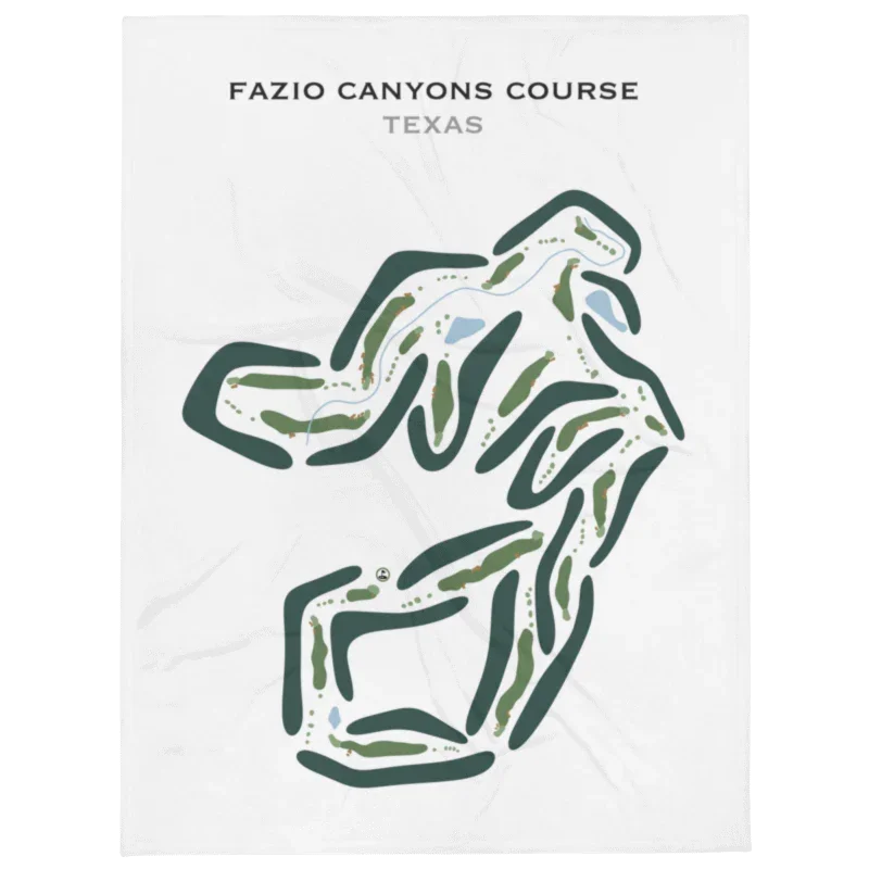 Fazio Canyons Golf Course, Texas - Printed Golf Courses