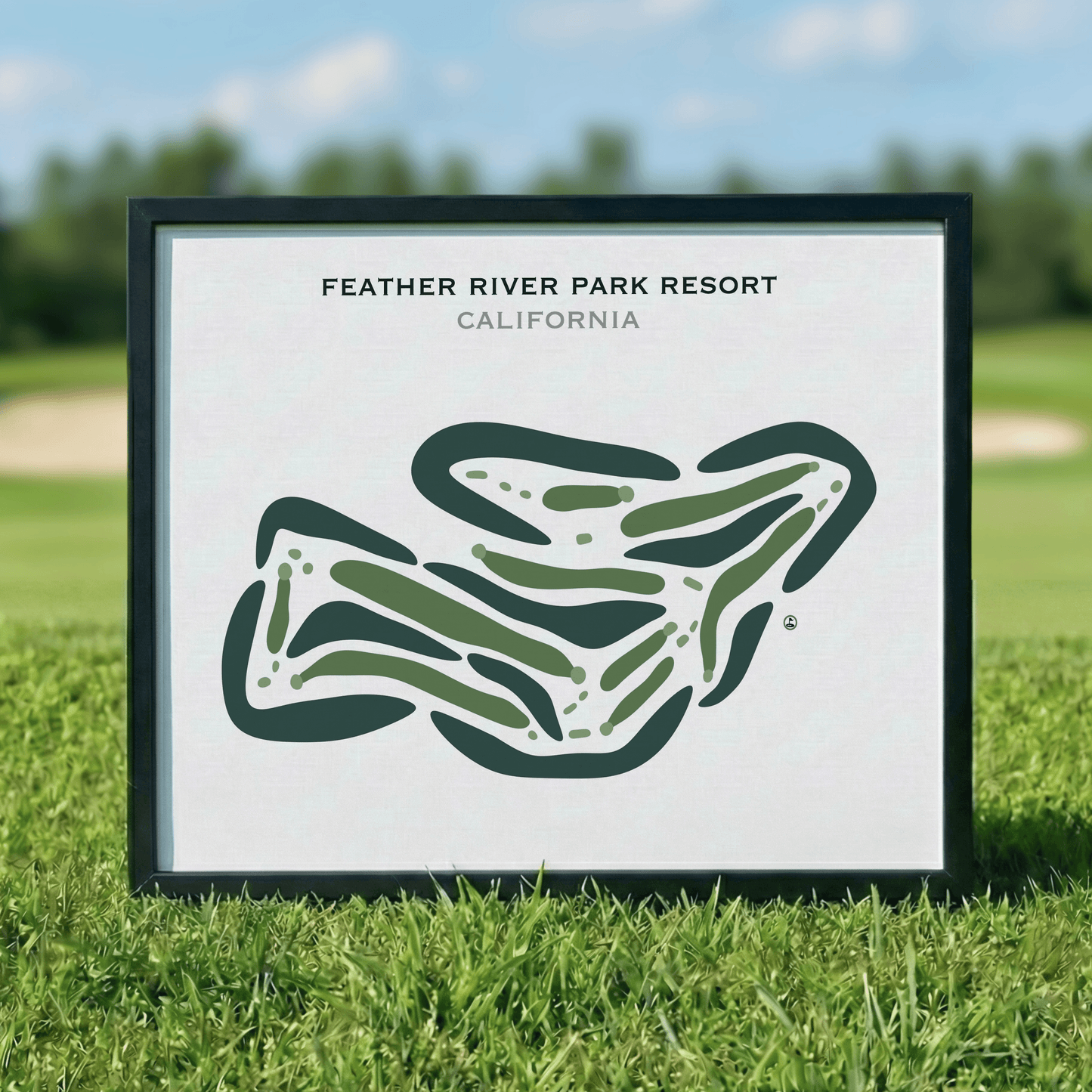 Feather River Park Resort, California - Printed Golf Course