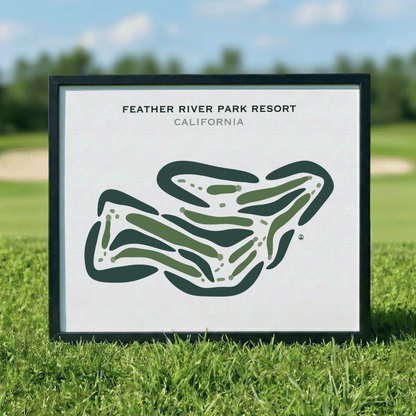 Feather River Park Resort, California - Printed Golf Course