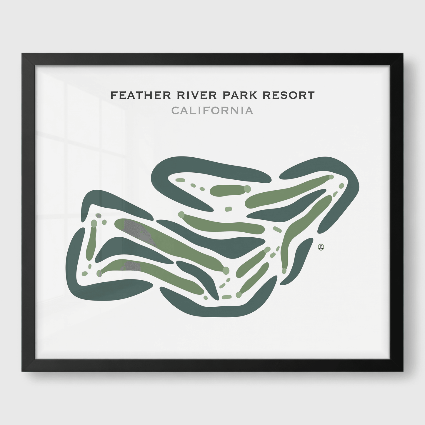Feather River Park Resort, California - Printed Golf Course