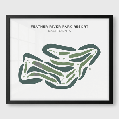 Feather River Park Resort, California - Printed Golf Course