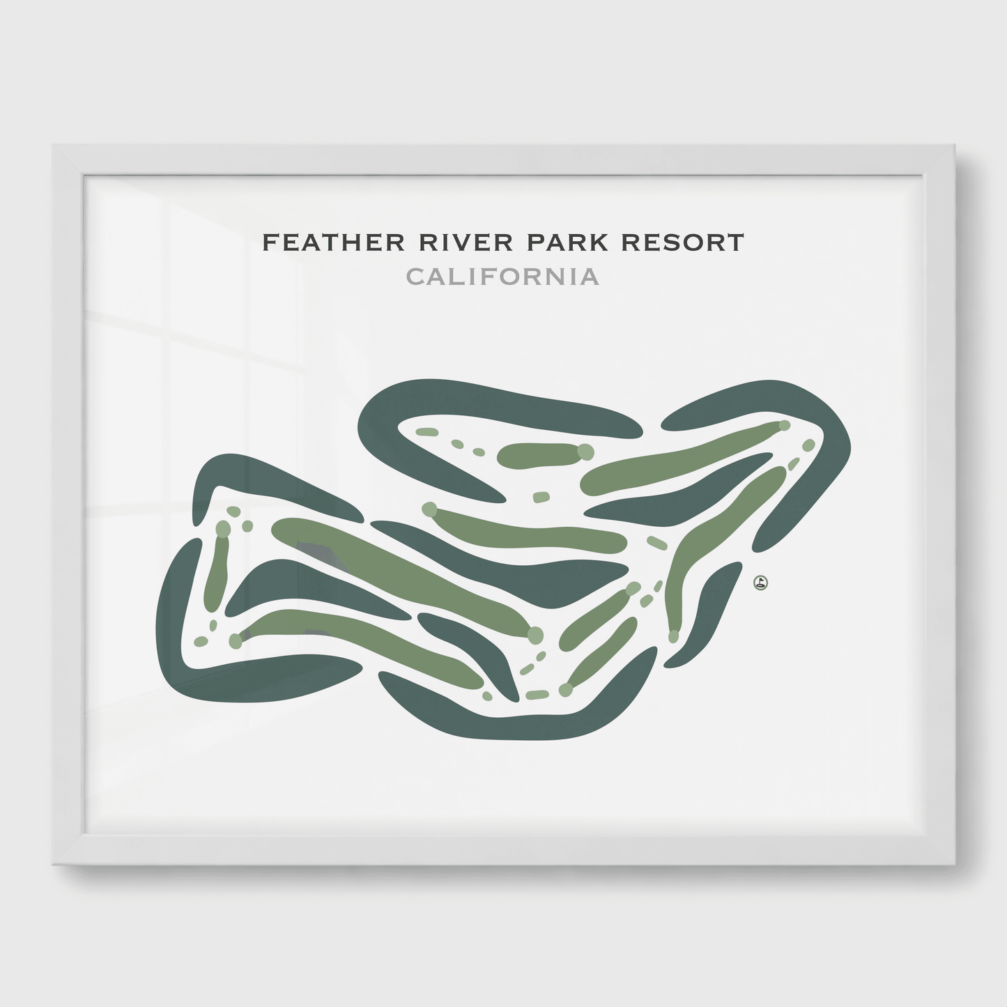 Feather River Park Resort, California - Printed Golf Course