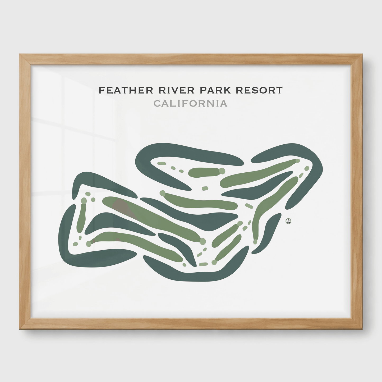 Feather River Park Resort, California - Printed Golf Course