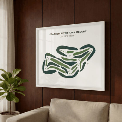 Feather River Park Resort, California - Printed Golf Course