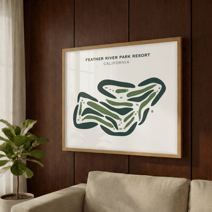 Feather River Park Resort, California - Printed Golf Course