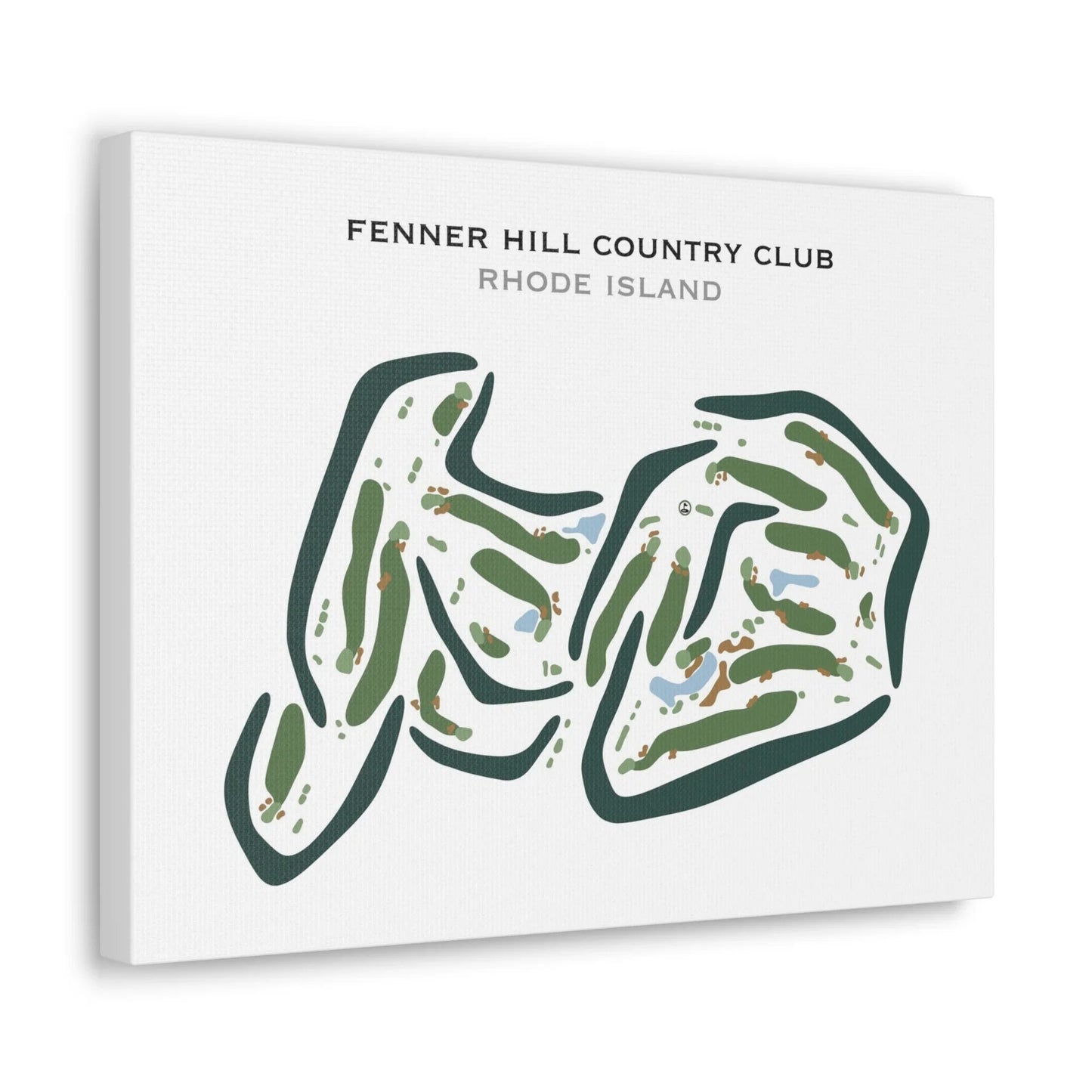 Fenner Hill Country Club, Rhode Island - Printed Golf Courses