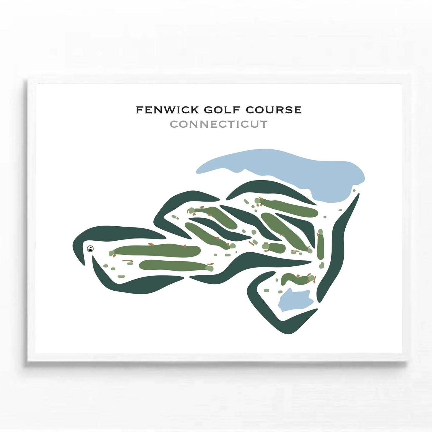 Fenwick Golf Course, Connecticut - Printed Golf Courses