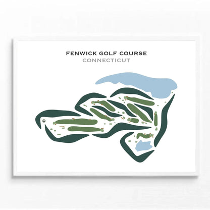 Fenwick Golf Course, Connecticut - Printed Golf Courses