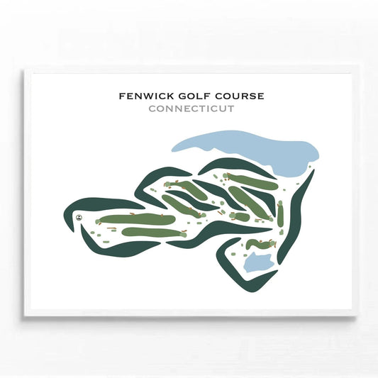 Fenwick Golf Course, Connecticut - Printed Golf Courses