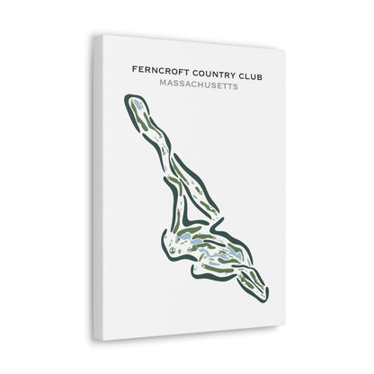 Ferncroft Country Club, Massachusetts - Printed Golf Courses