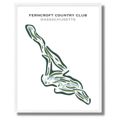 Ferncroft Golf Club, Massachusetts - Printed Golf Courses