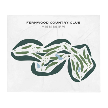 Fernwood Country Club, Mississippi - Printed Golf Courses
