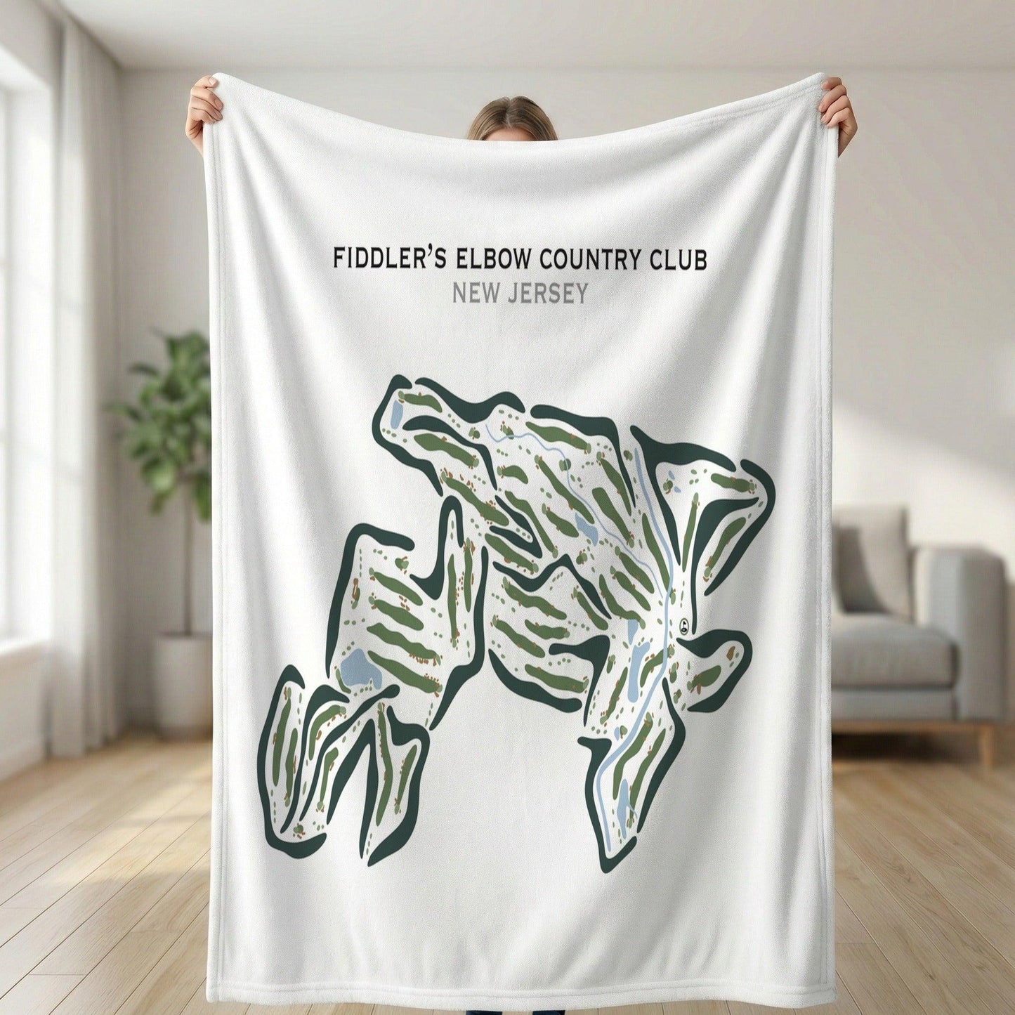 Fiddler's Elbow Country Club, New Jersey - Printed Golf Courses