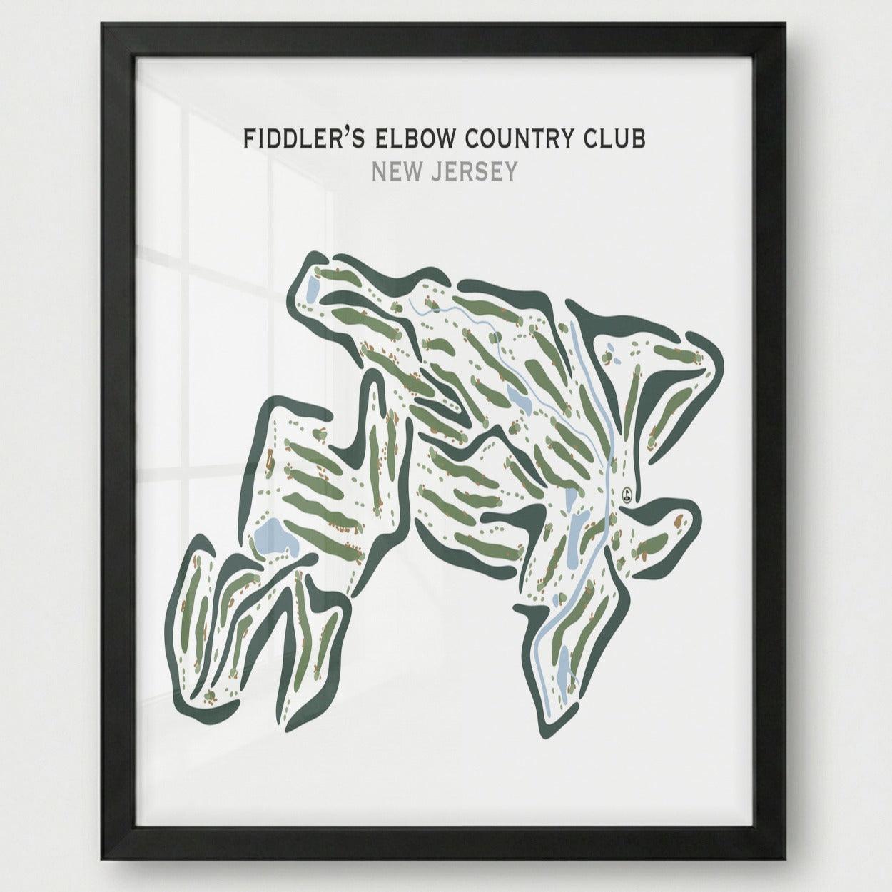 Fiddler's Elbow Country Club, New Jersey - Printed Golf Courses