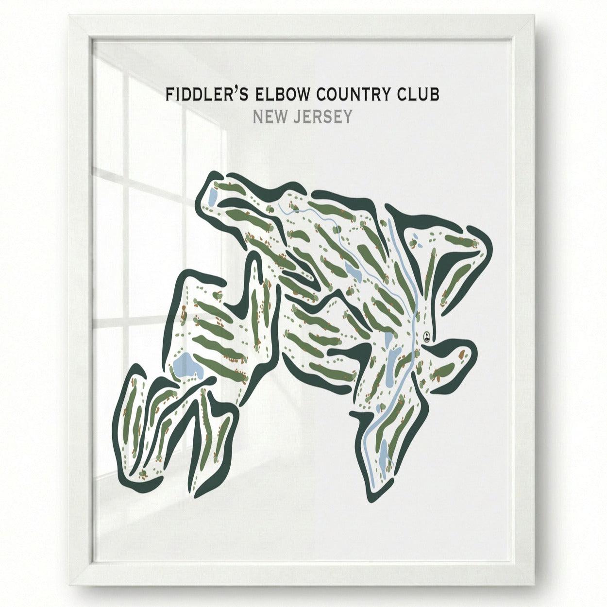 Fiddler's Elbow Country Club, New Jersey - Printed Golf Courses