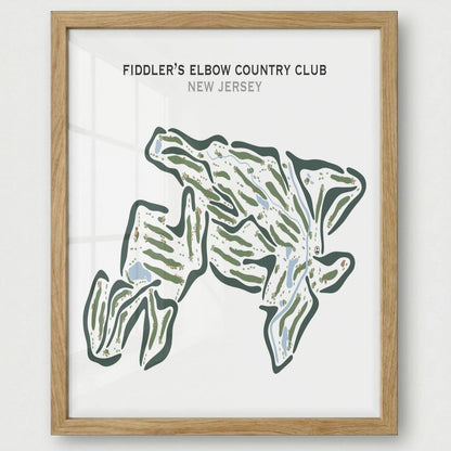 Fiddler's Elbow Country Club, New Jersey - Printed Golf Courses