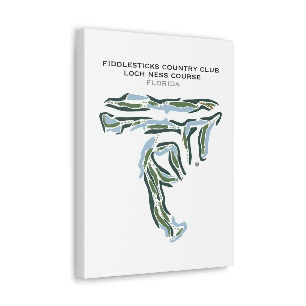 Fiddlesticks Country Club Loch Ness Course, Florida - Printed Golf Courses