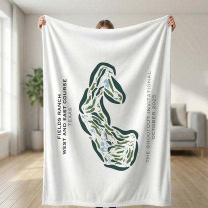 Fields Ranch, West & East Golf Courses, Texas - Printed Golf Course