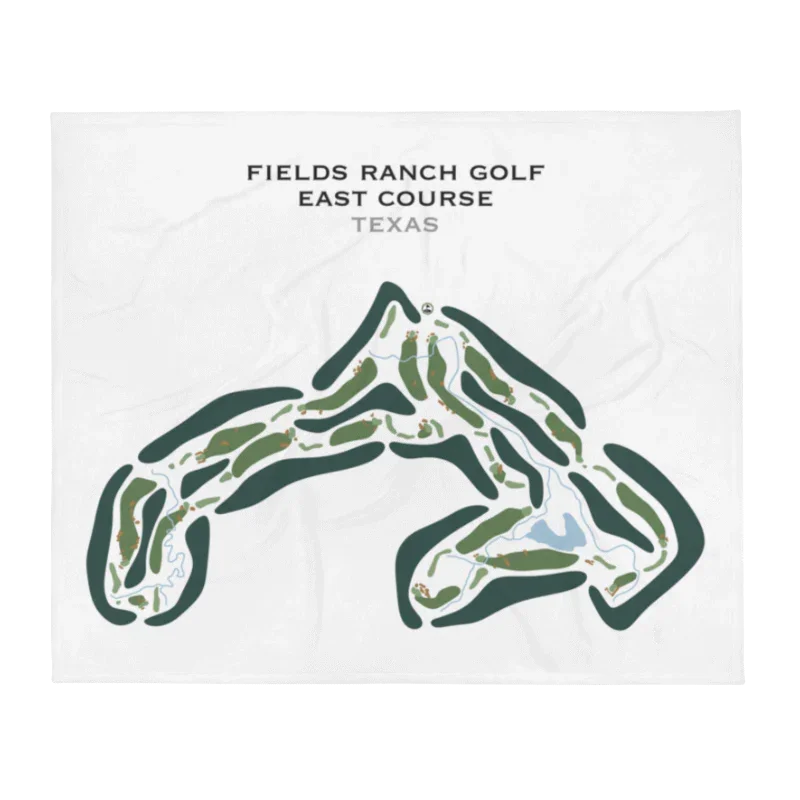 Fields Ranch - East Course, Texas - Printed Golf Courses