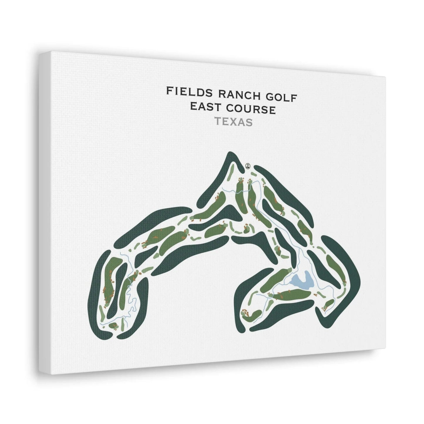 Fields Ranch - East Course, Texas - Printed Golf Courses